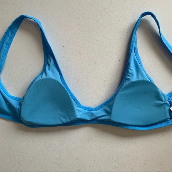 Aerie Size XL Bikini Set Scoop Top + Bikini Bottom Ocean Blue NWT - Picture 9 of 17